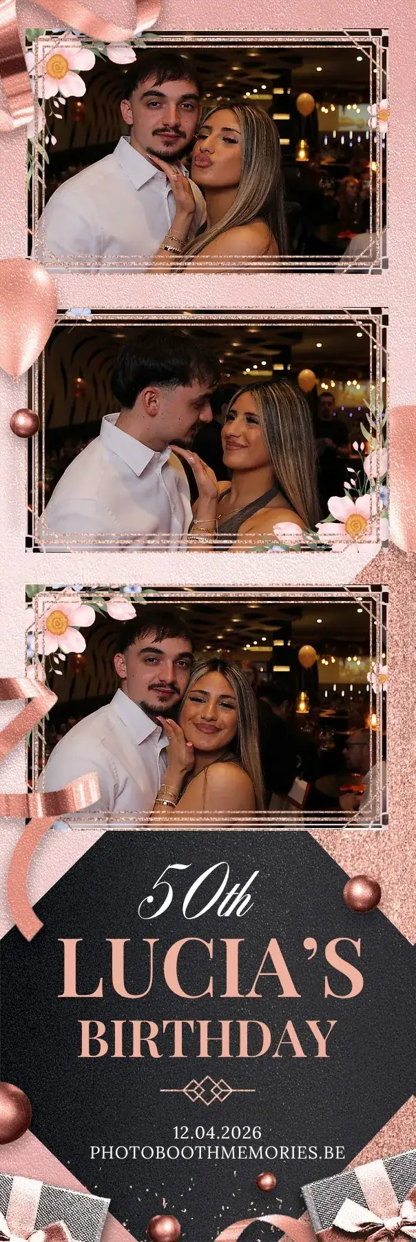Bande photo souvenir Photobooth Memories 2